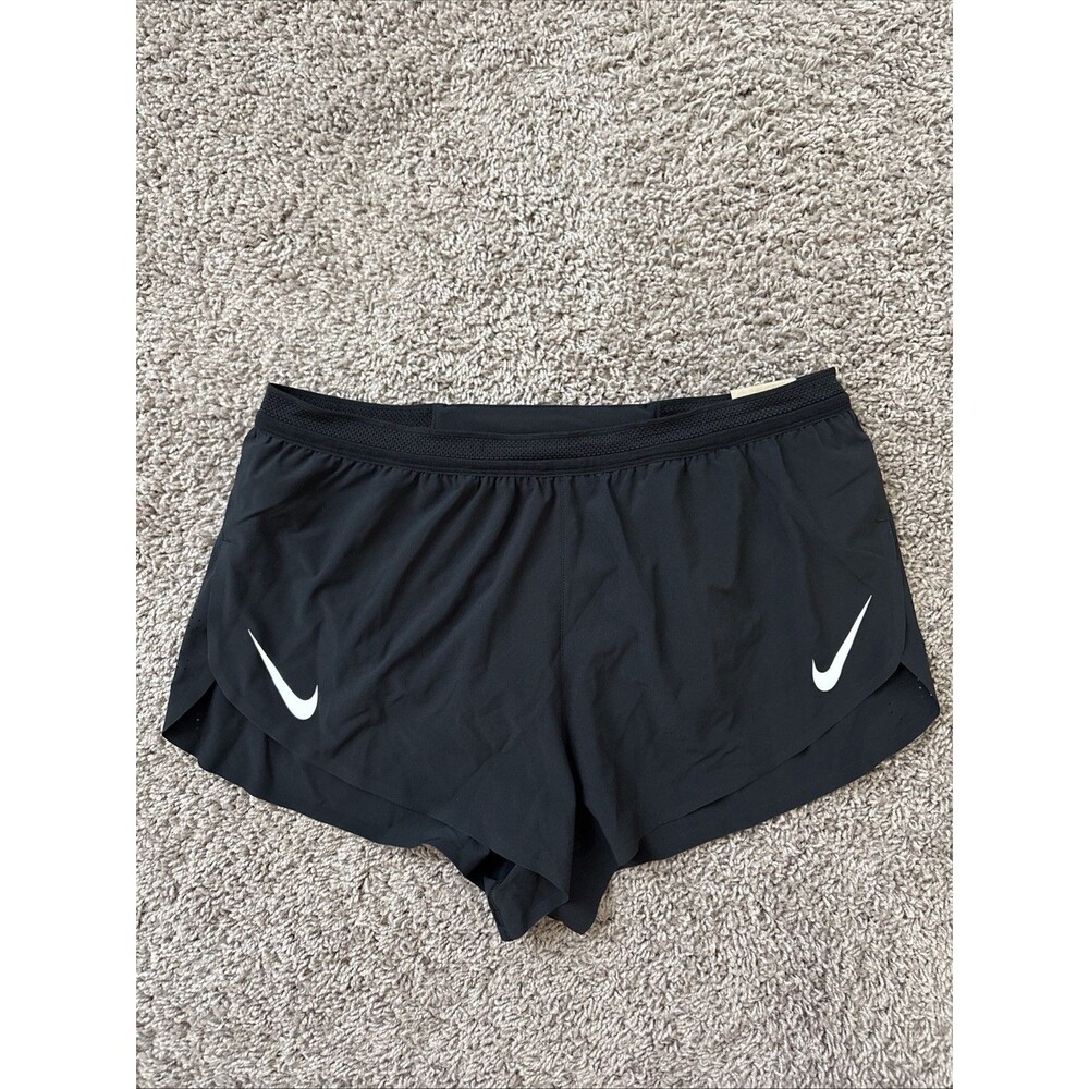 Nike Aeroswift Dri-Fit ADV 2" Brief Lined Running Shorts Men’s Size Large Black